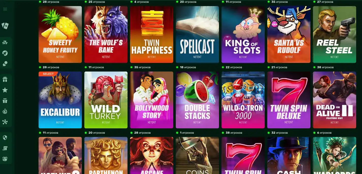 Игровые автоматы на экране смартфона